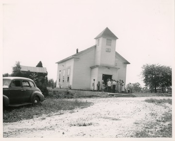The church was organized between the years of 1863 and 1865.  The church was first a log building, but a frame structure replaced it in 1889. A new building was built in 1954.