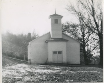The church was established in 1857 by seven people who had immigrated from Virginia.