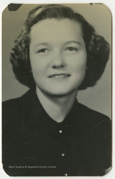 Terra Alta High School student and class president Helen Forman poses for her school photo. 