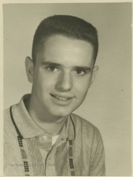 Welsh, a student at Southern Garrett High School, poses for his school photo. 