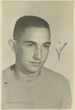 Gower, a student at Southern Garrett High School, poses for his school photo. 