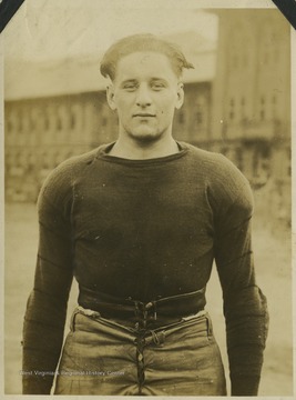 Lentz ('20), nicknamed "Beanie", was a halfback for the West Virginia University football team. 