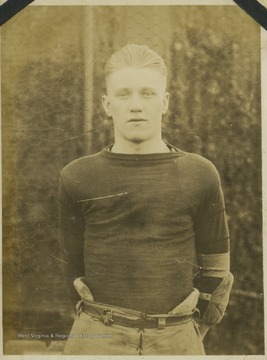 West Virginia University's Fred "Ike" Mills ('20) was a versatile football player, playing tackle and end positions. He came to WVU from Keyser Prep where he had made a name for himself as a backfield man. Shortly after the 1917 season, he joined the United State military. 
