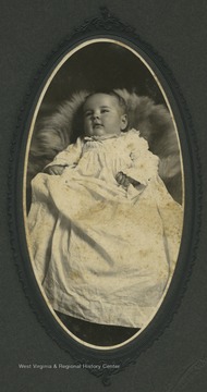Portrait of baby McMillan. 