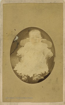 Portrait of baby Cox. 