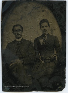 Harsh, left, and Hoffman, right, are relatives of Samuel F. Harsh. 
