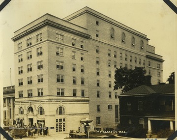 The Hotel Morgan opened on High Street in Morgantown in 1925