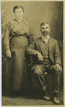 Walter Lewis's aunt, Georgia Lewis (left), and uncle, Boliver Lewis (right), are pictured together. Boliver was the twin brother of Walter's father, Frank Lewis.
