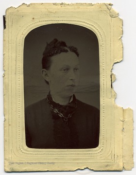Portrait of a woman from the Courtney family, distant relatives of Blanche Lazzell.