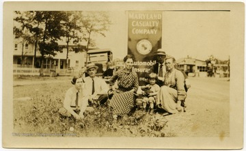 Harper family from Pendleton County at Maryland Casualty Company office.