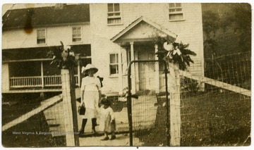 Jacob C. Harper home, located at "top of Allegheny Mountain, Harman, W. Va."