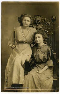 Lou and Neal Lawrence, daughters of Mary Harper Lawrence and Ambrose Lawrence.