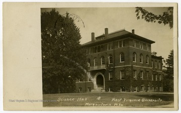 A view of Science Hall, now known as Chitwood Hall.