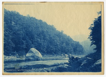 Squirrel Rock was submerged when the Cheat Lake Dam opened in 1926.