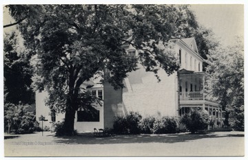 Text on the back reads, "The Hermitage Hotel, Route 220, Petersburg, W. Va. In the beautiful South Branch Valley."