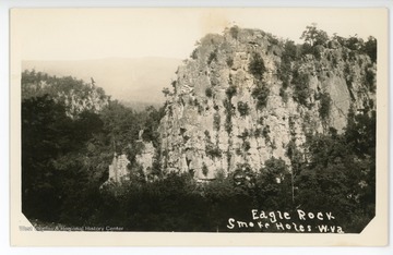 "Smoke Holes" refers to the Smoke Hole Canyon, a 20 miles gorge carved by the South Branch Potomac River in the Spruce Knob-Seneca Rocks National Recreation Area. 
