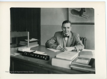 Dr. Flink at his office in South Korea.