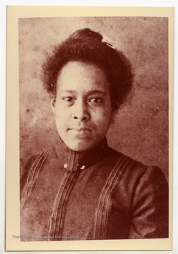 Portrait of Ida Johnson, daughter in-law of James Johnson.