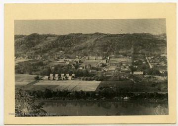Bird's eye view of West Virginia State College.