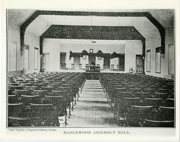 The Hazlewood Assembly Hall at West Virginia State College.