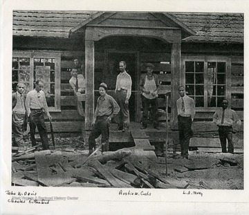 Picture taken during construction of Washington-Carver Camp.