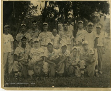 The members of the 1959 "American Legion" baseball team.