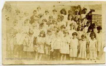 Photo from an album of Hatfield family members and their relatives.