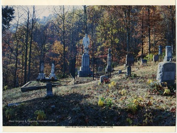 Devil Anse Hatfield Monument in Logan County, West Virginia.