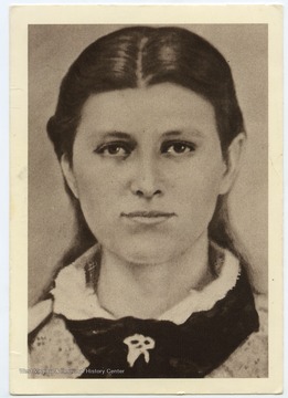 A picture of Rose McCoy, daughter of Randolph McCoy and lover of Johnse Hatfield.